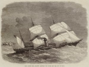 Race over Atlanterhavet mellom Russland og byen Paris